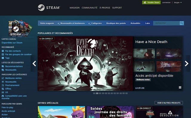 Magasin Steam