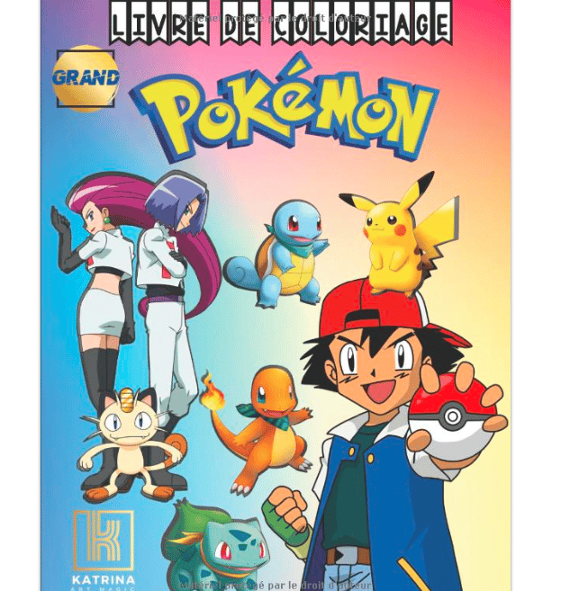 Livre de coloriage Pokémon: Coloriages sympas pour les enfants de