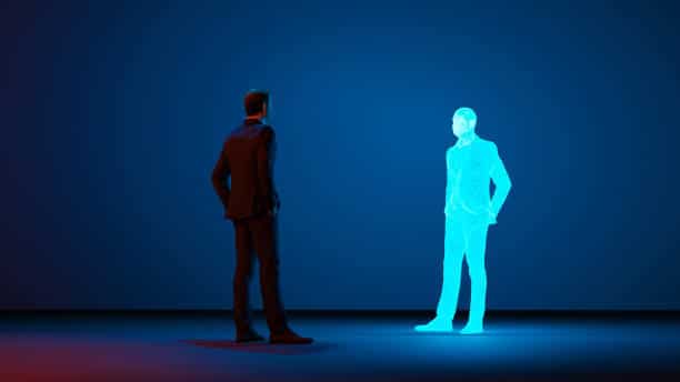 Un système d’avatar affichant seulement les jambes des autres personnes