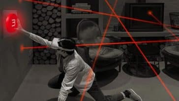 Baptisé « Laser Dance », le jeu Quest vise à transformer n'importe quelle pièce de votre maison en un parcours d'obstacles laser