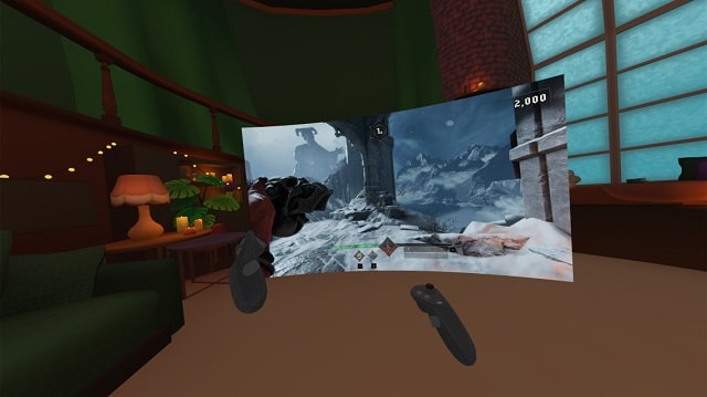 jeux non VR sur casque