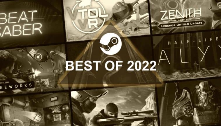 Valve révèle les jeux VR les plus vendus sur Steam en 2022