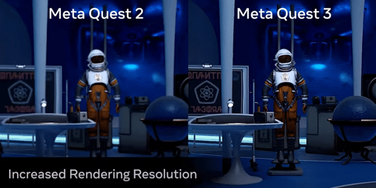 Les développeurs ne sont pas en mesure de fournir différentes versions du jeu « Quest 2 » et « Quest 3 ». Les propriétaires du Quest 2 pourront donc rencontrer des problèmes de stockage.