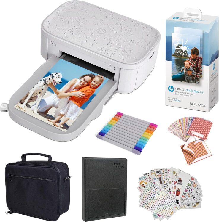 Imprimante photo instantanée HP Sprocket Studio Plus