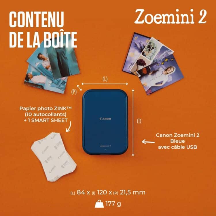 Zoemini 2, l'imprimante de poche de Canon version deux - REPONSES PHOTO
