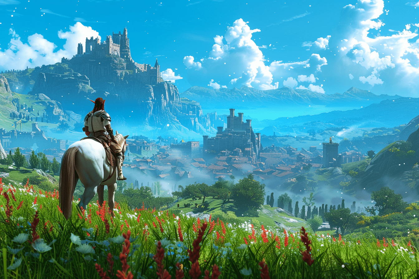 Graphique ultra réaliste affiché dans le jeu Crimson Desert
