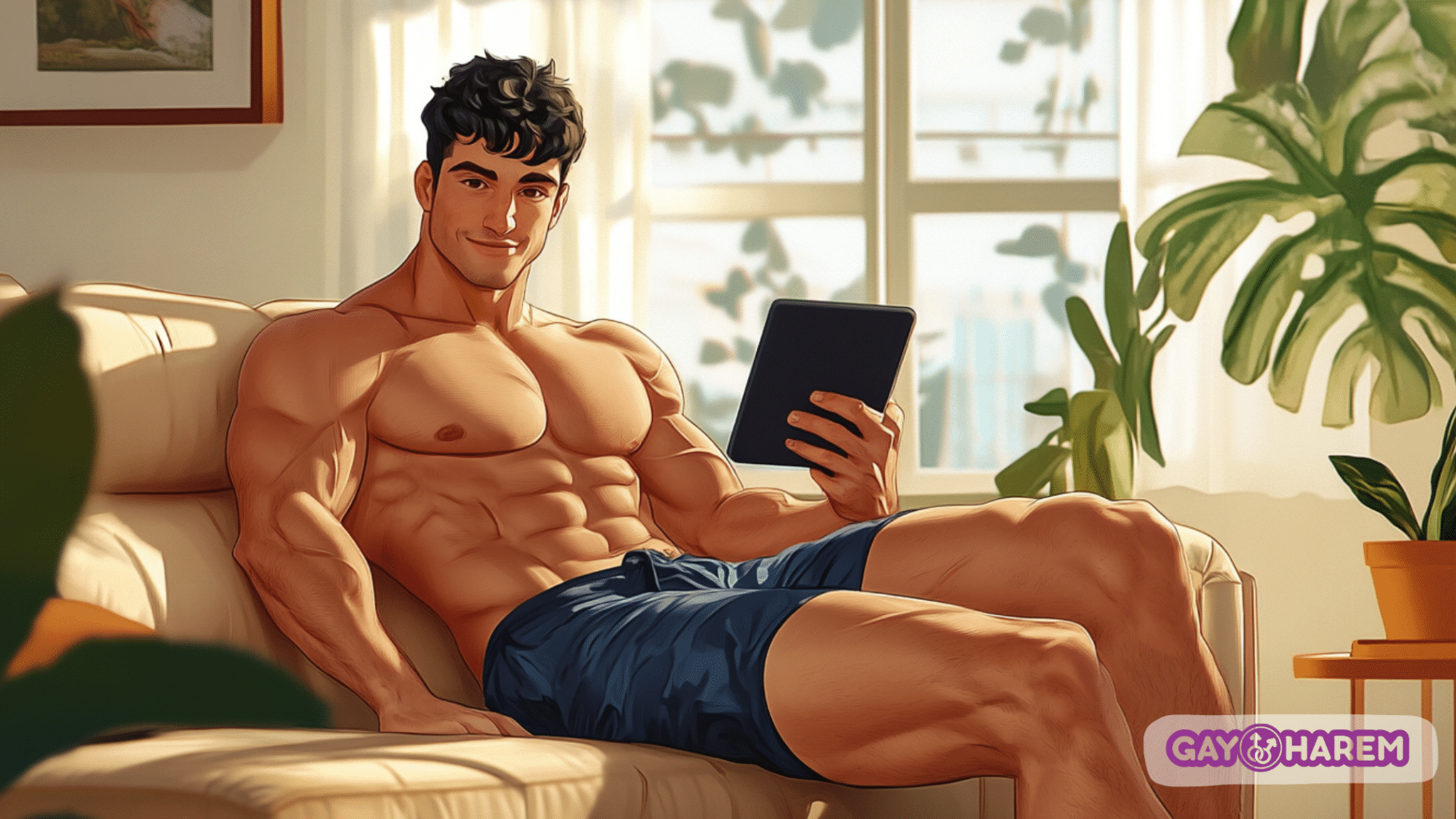 Gay Harem : l'univers érotique et déjanté des jeux porno gratuits LGBTQ+