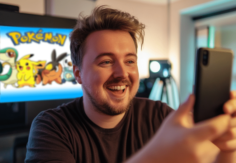 un dresseur qui capture son Pokémon préféré