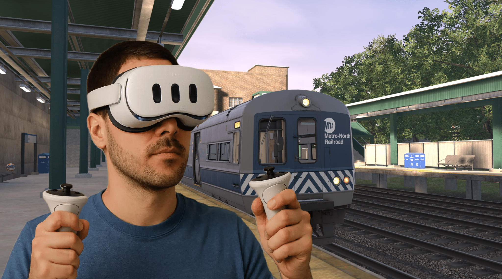 Prenez les commandes dans Train Sim World VR à New York