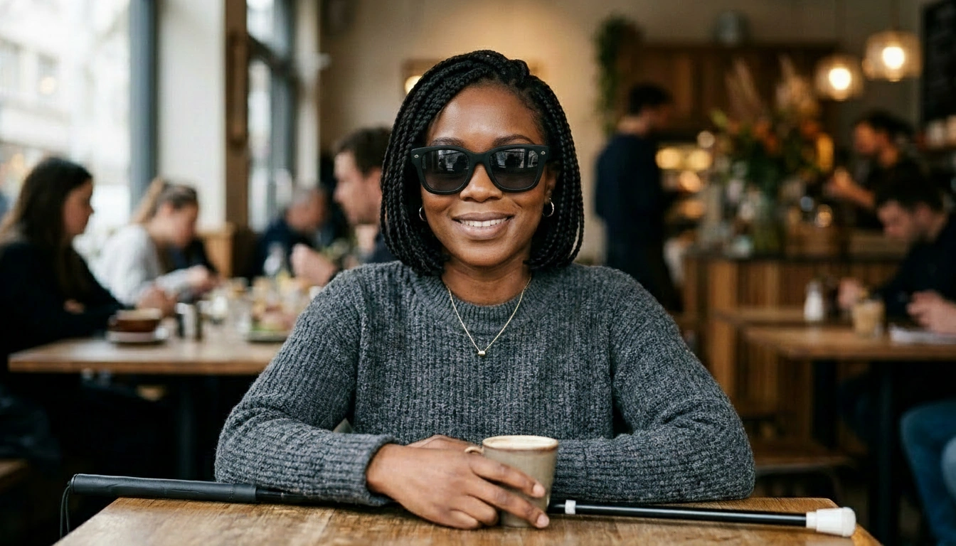 Meta rayban display pour malvoyants