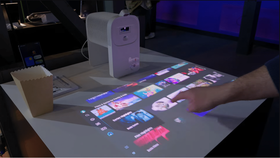 Samsung the Première 5 projection tactile 
