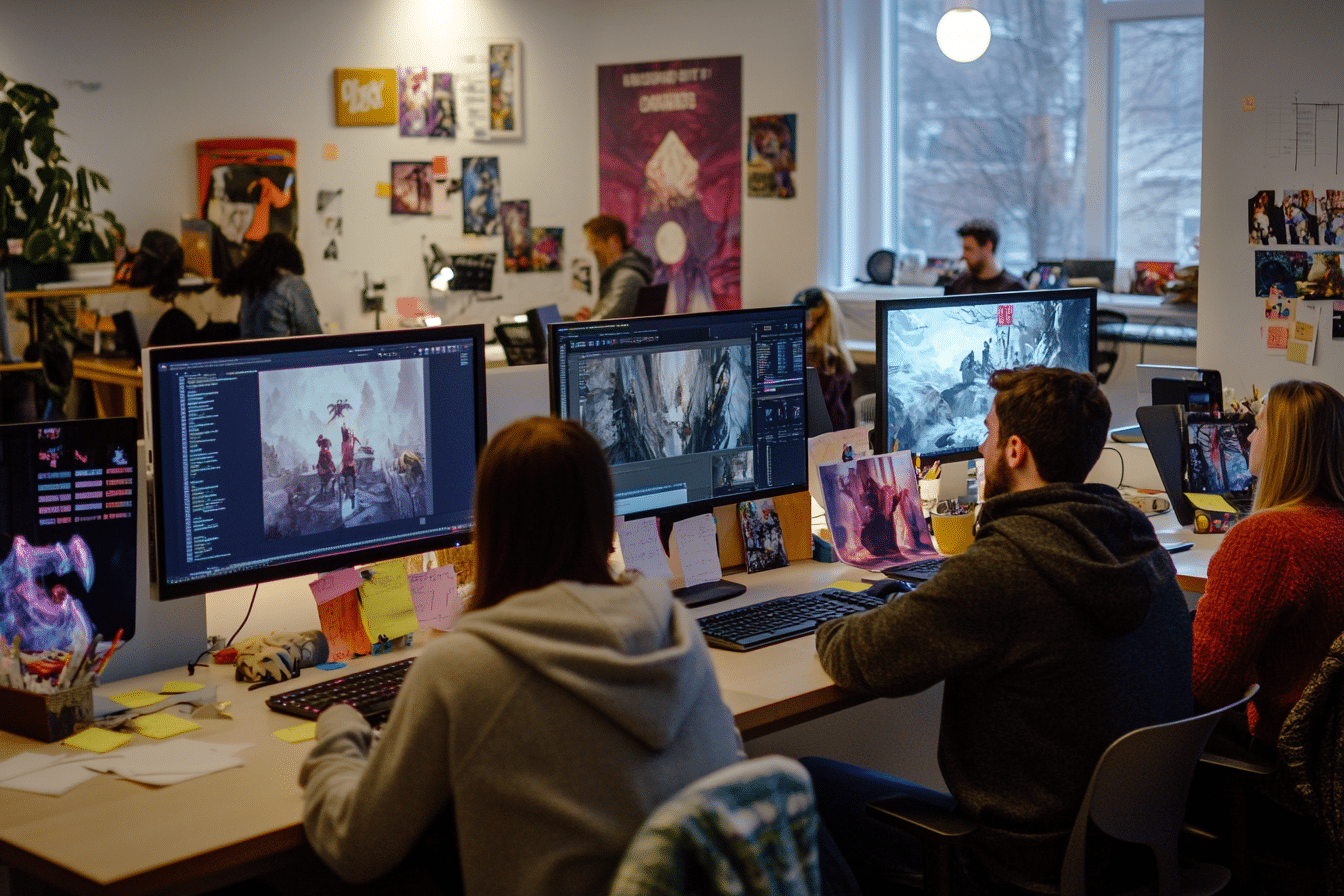 Rust travail dans un studio de développement de jeux vidéo