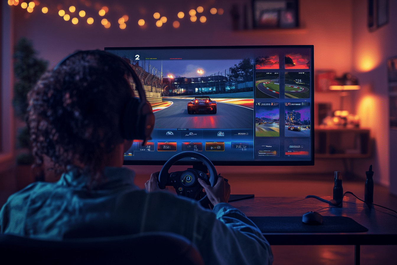 Automobilista 2 joueur devant son écran