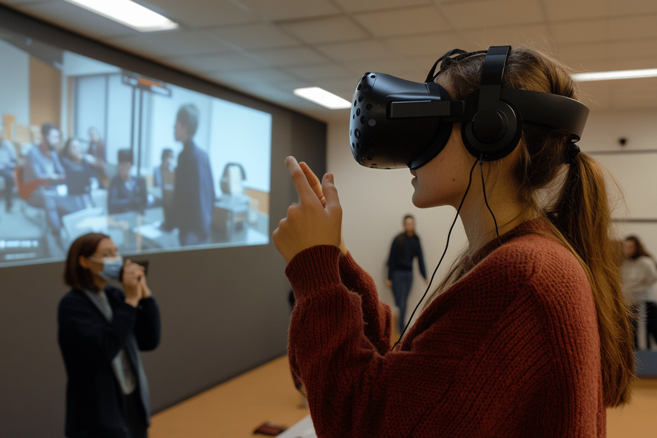 VR et IA étudiante