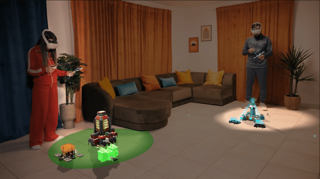Crystal commanders joueurs avec leur casque VR