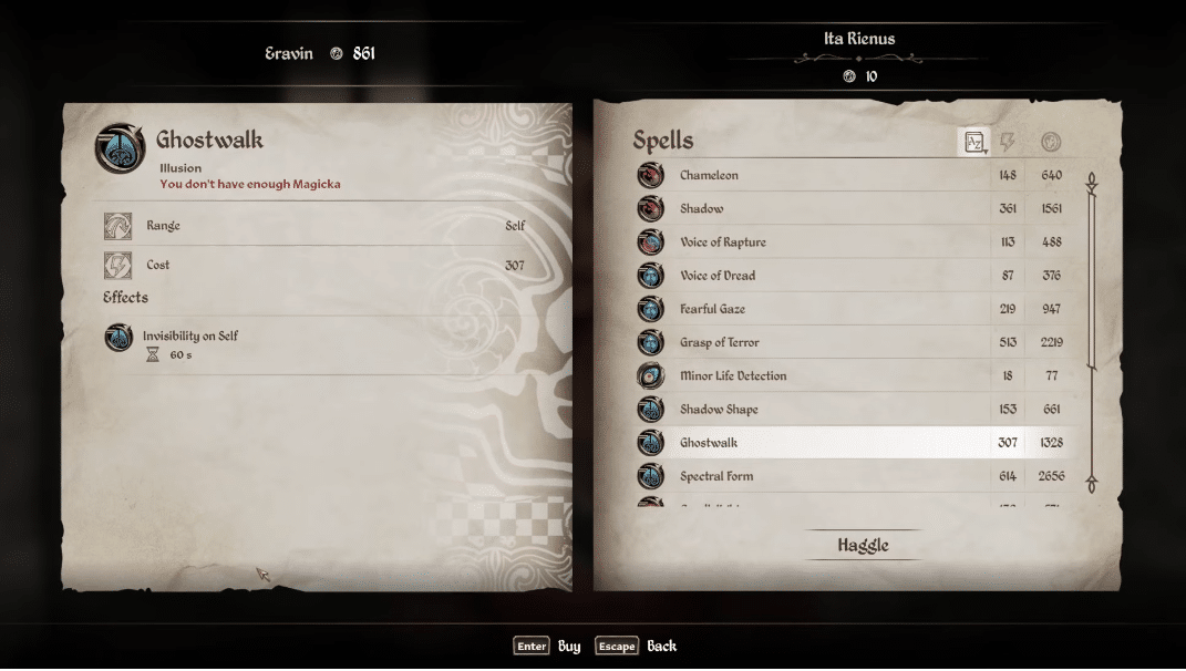 Custom class Oblivion Remastered interface modification