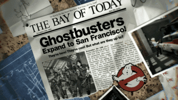 Ghostbusters affiche dans le jeu