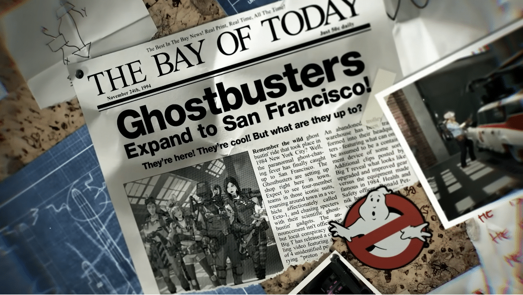 Ghostbusters affiche dans le jeu