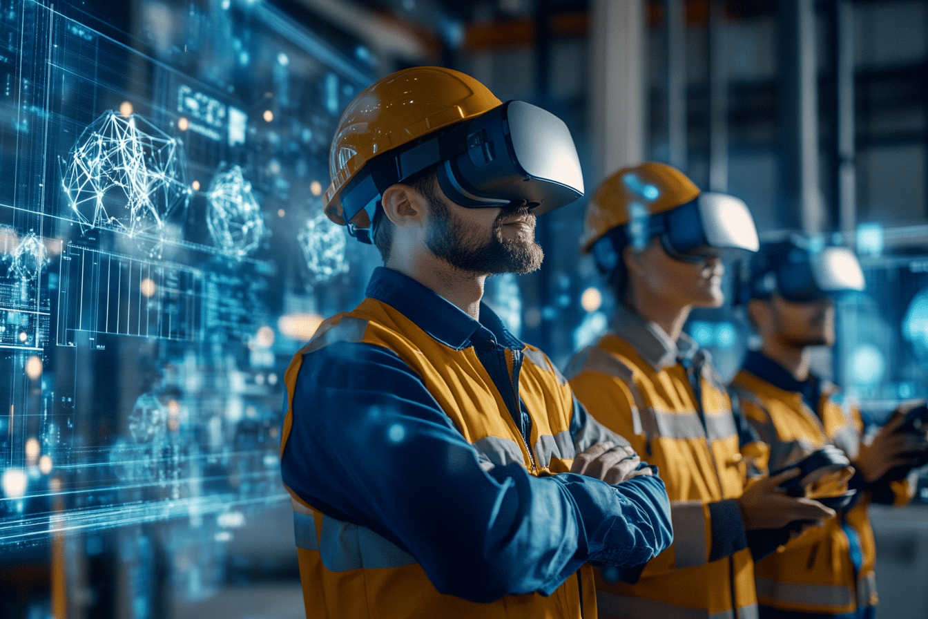 PaleBlue groupe d'apprenants avec leur casque VR