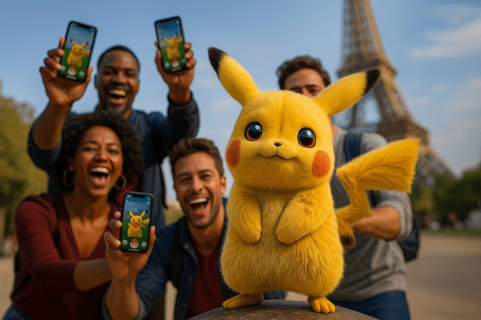 Pokémon GO arrive à Paris pour une grande chasse aux tampons