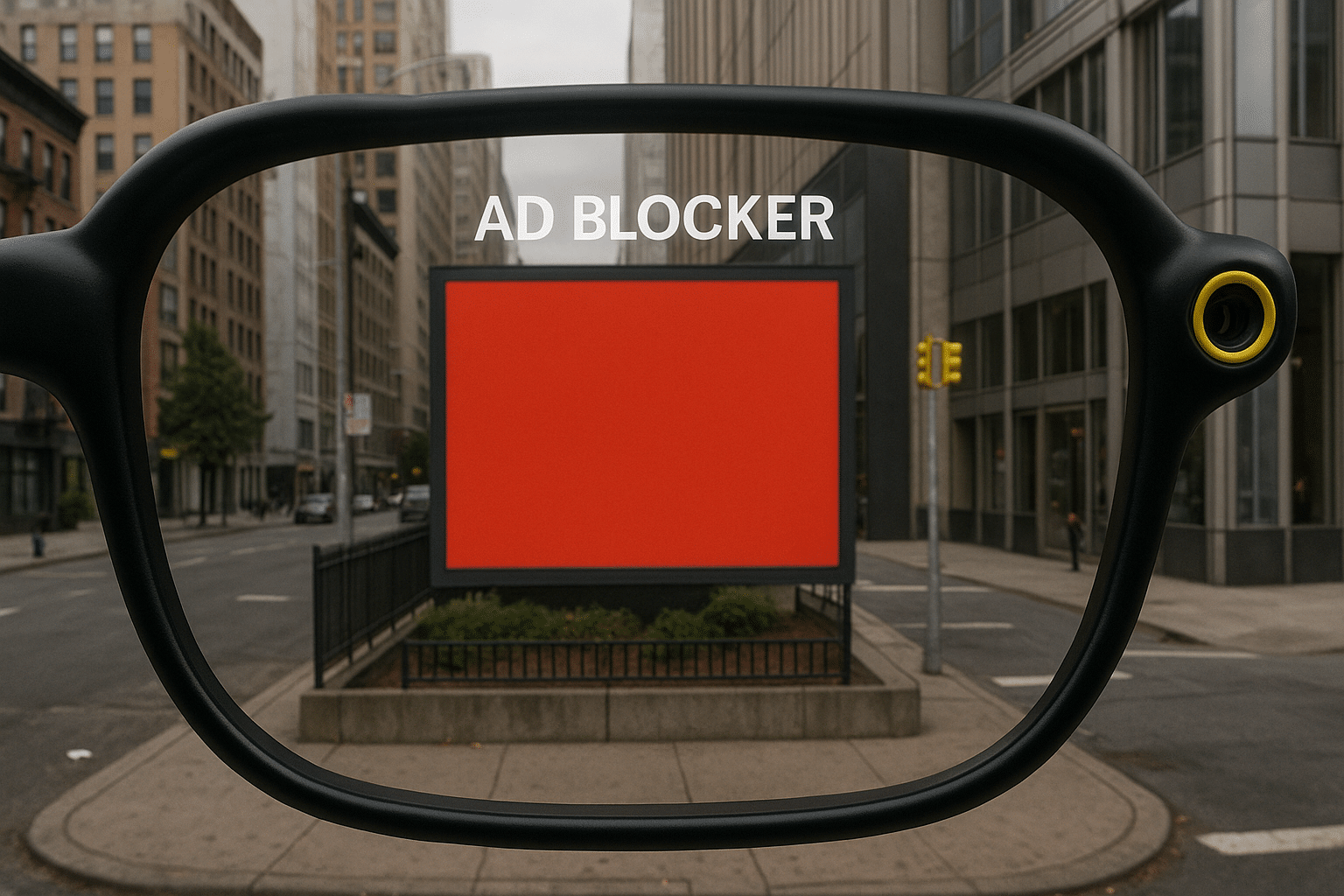 Lunettes AR: Une appli bloqueur de pubs dans la vraie vie!