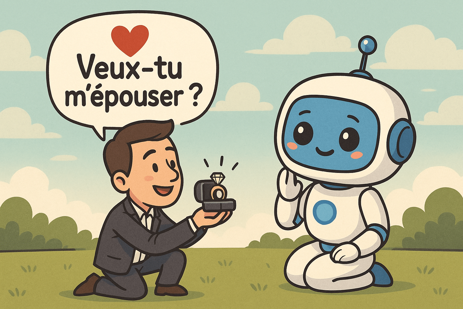 Un père de famille demande à une IA de l’épouser
