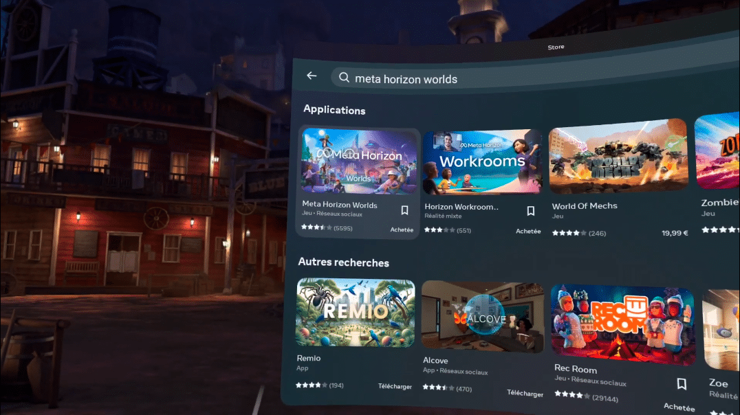 AssetGen 2.0 Interface sur Horizon Words