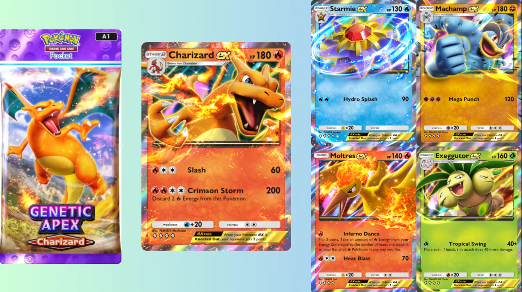 Anciens Packs Pokémon TCG Pocket cartes Genetic Apex