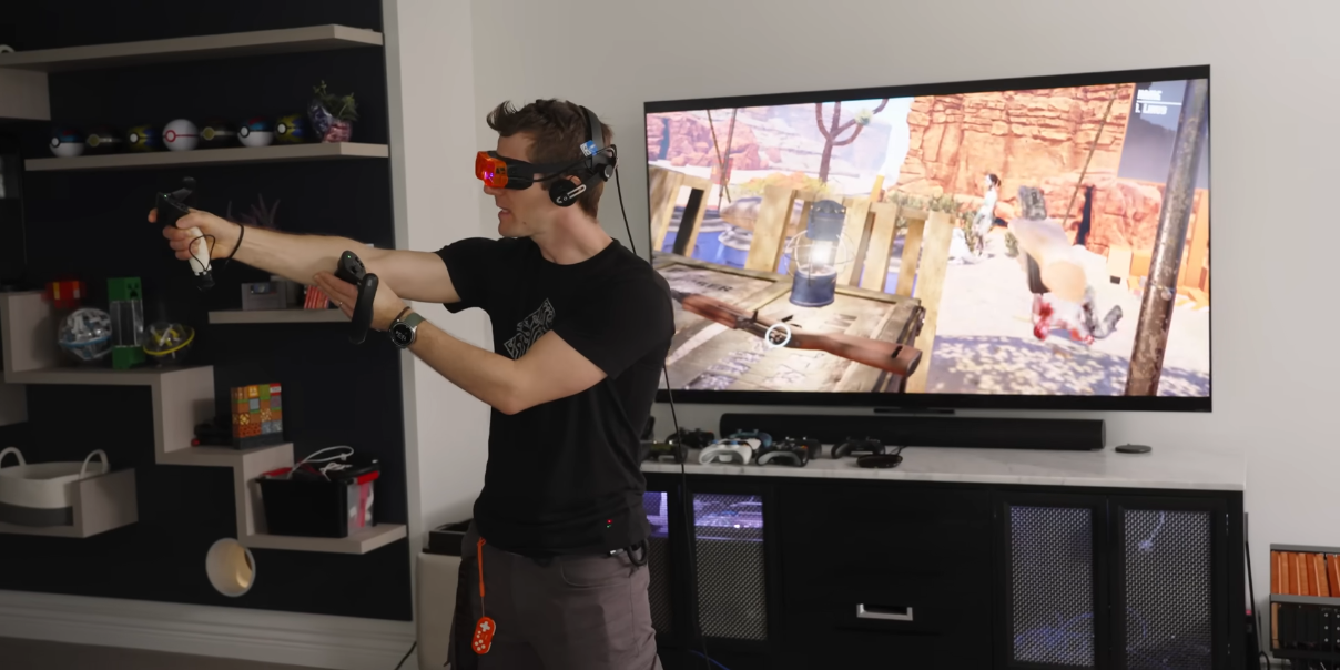 Bigscreen Beyond 2 utilisateur avec casque VR