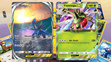 Dialga ex et Yanmega ex cartes Pokémon TCG