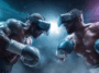 Meta Quest 3 vs PSVR 2 combat entre deux boxers avec casque VR