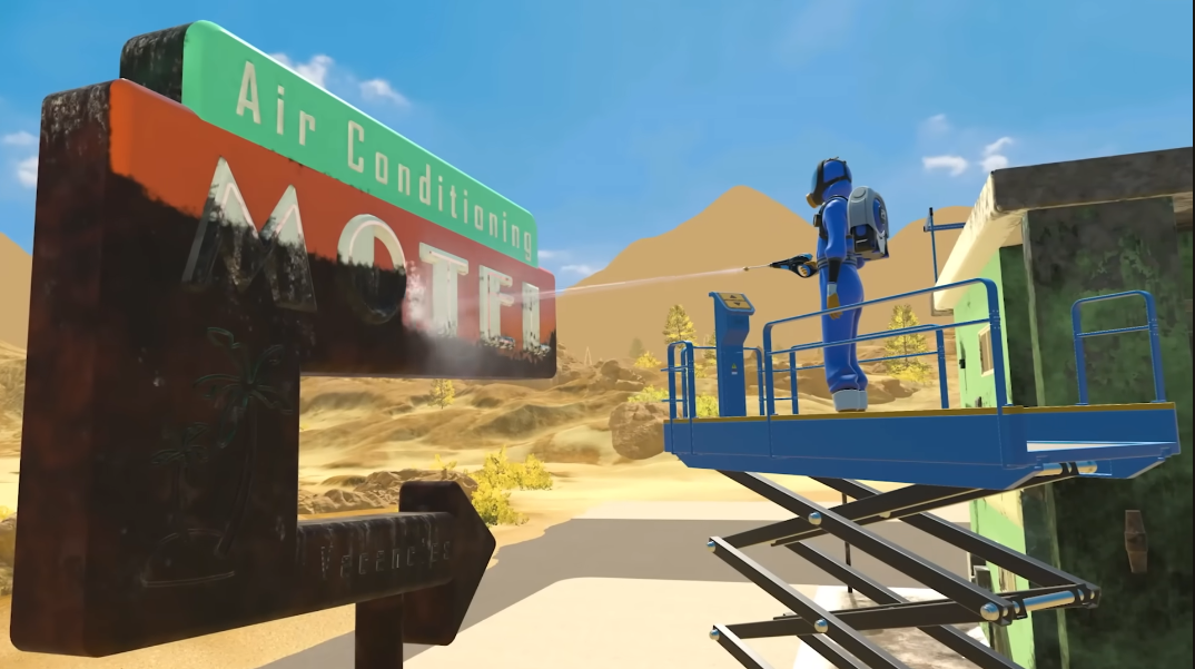 PowerWash Simulator 2 avatar dans le jeu