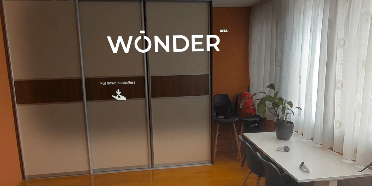 Wonder interface accueil