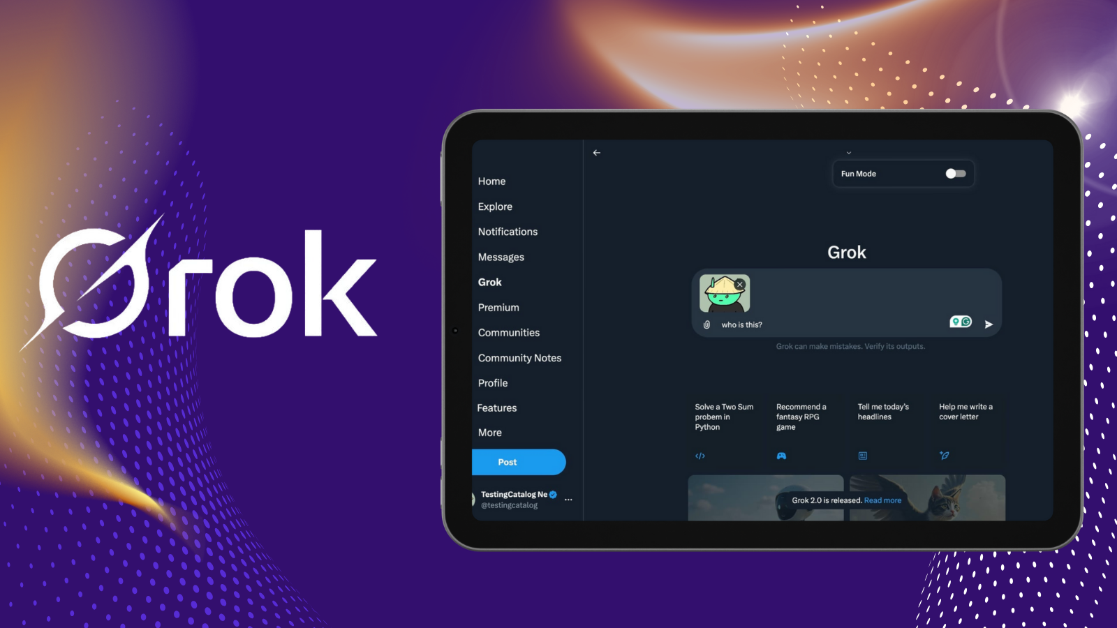 Grok gratuite en France