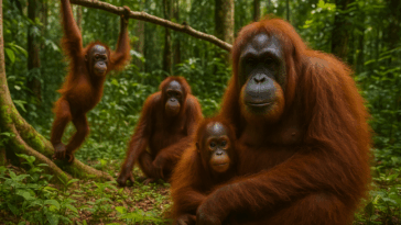 les orangs-outangs sont à l'honneur dans la nouvelle série Wildlife de l'Apple Vision Pro