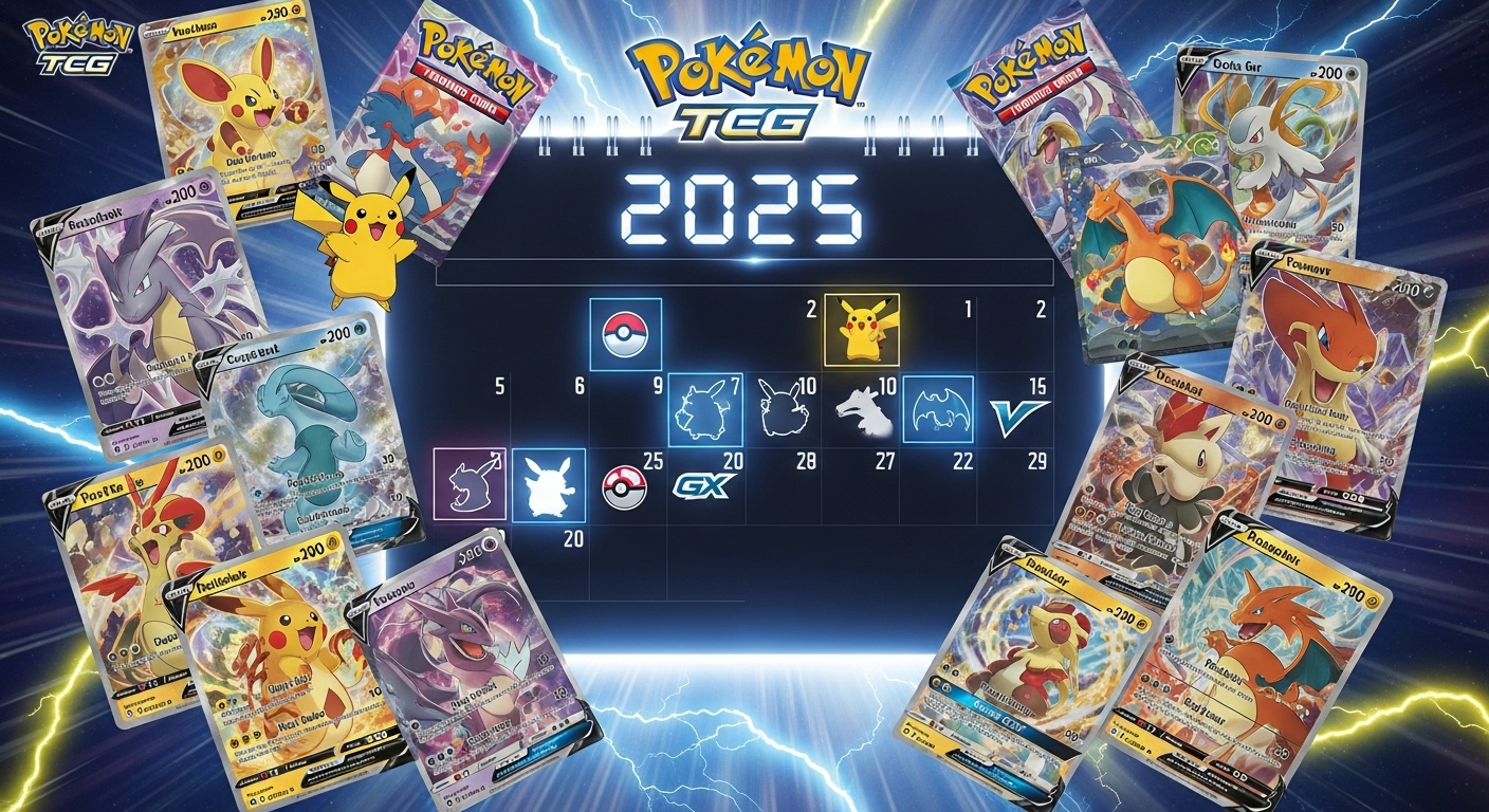 Calendrier sortie Pokémon 2025