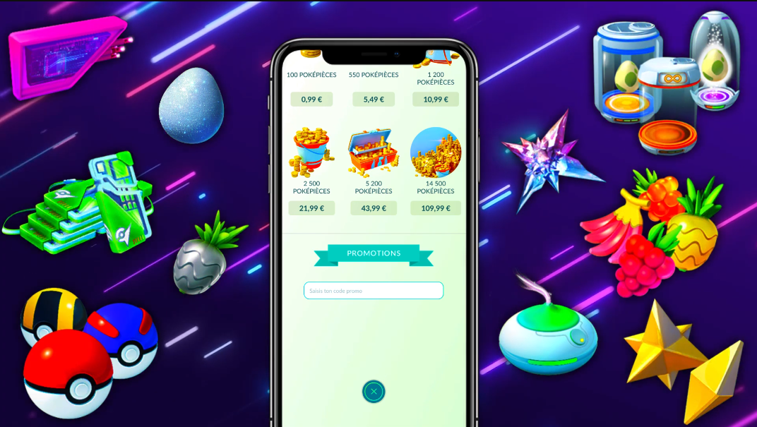 Codes Pokémon Go récompenses