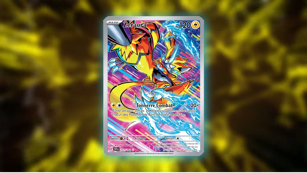 Couronne stellaire Pokémon carte Zeraora