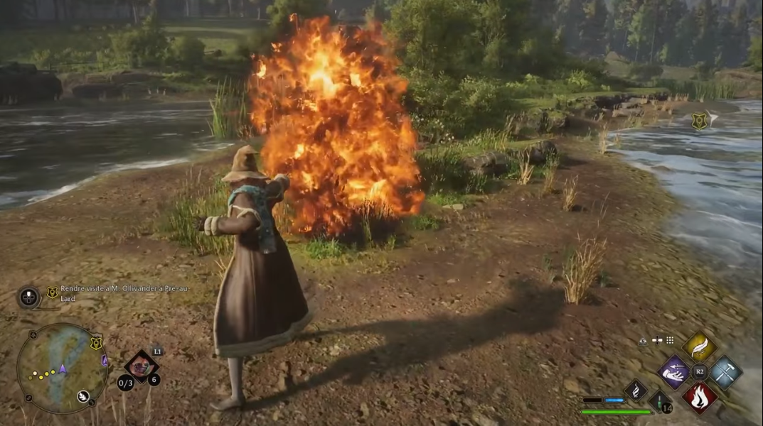 Epreuve de Merlin gameplay Poudlard