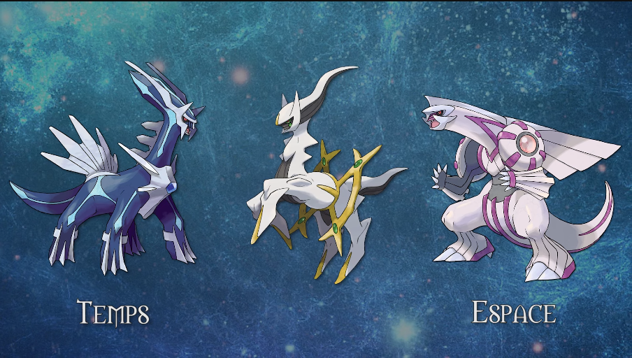Arceus, Dialga et Palkia Pokémon Arceus