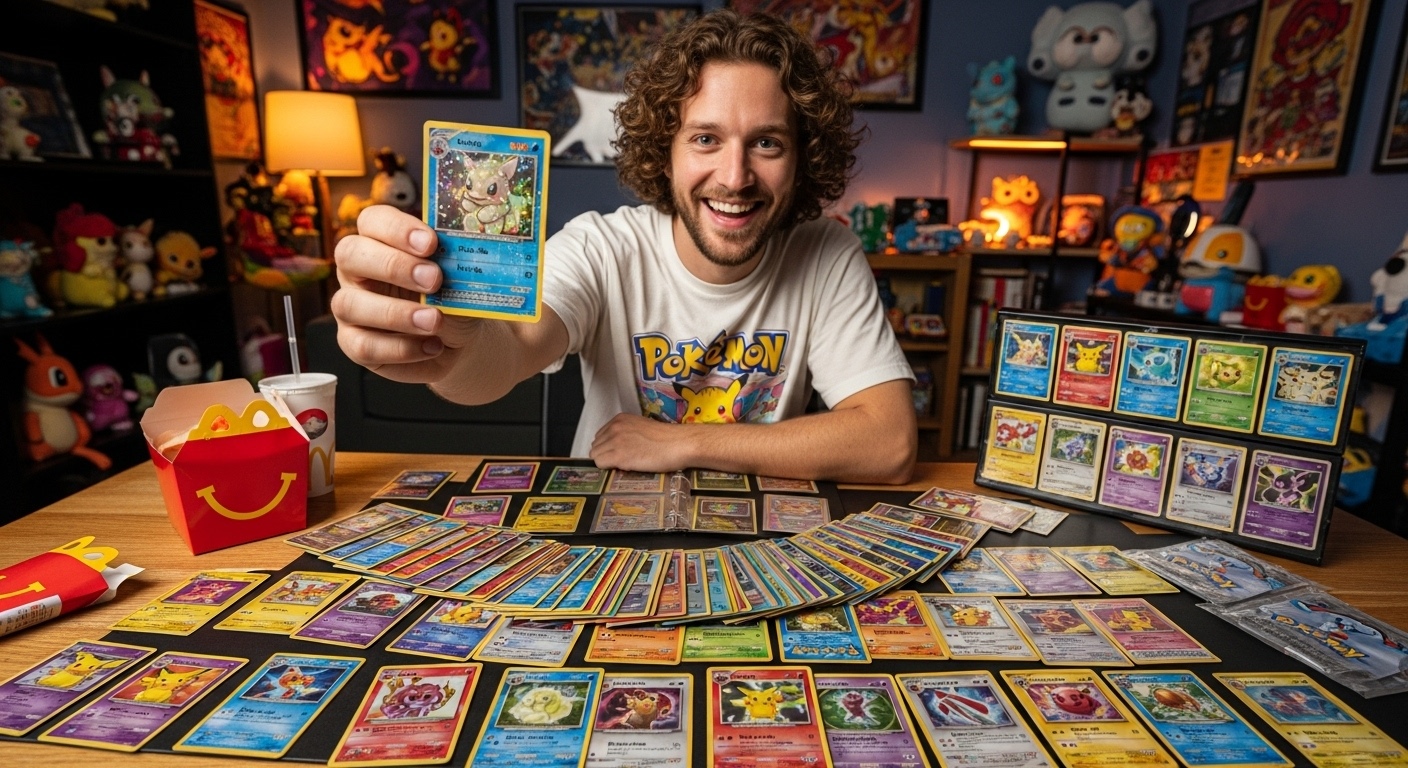 collectionneur cartes Pokémon McDo