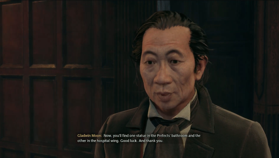 Personnage du gardien Moon dans Hogwarts Legacy