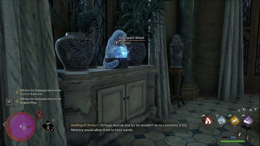 Statue Demiguise dans Hogwarts Legacy