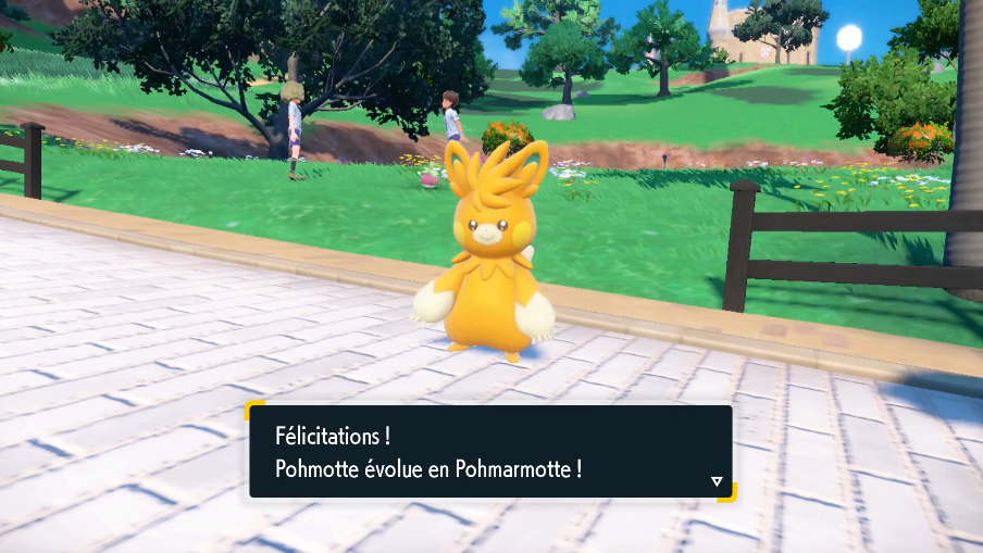 Pohm évolue en Pohmarmotte