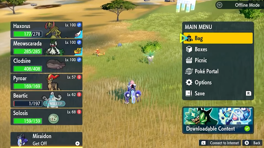 Gameplay jeu Pokémon