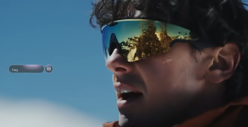 Un sportif utilise les Oakley Meta