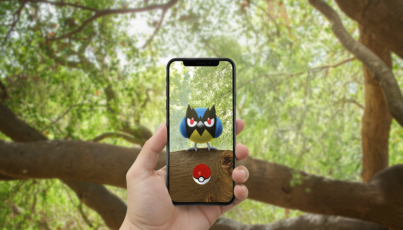 Minisange en réalité augmentée sur un smartphone