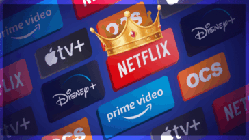 Logos plateformes streaming dont Netflix