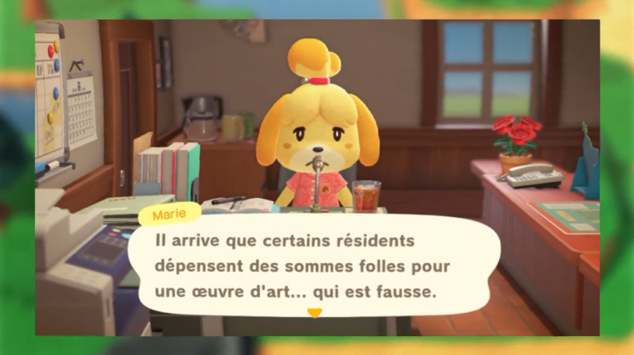 Marie dans Animal crossing