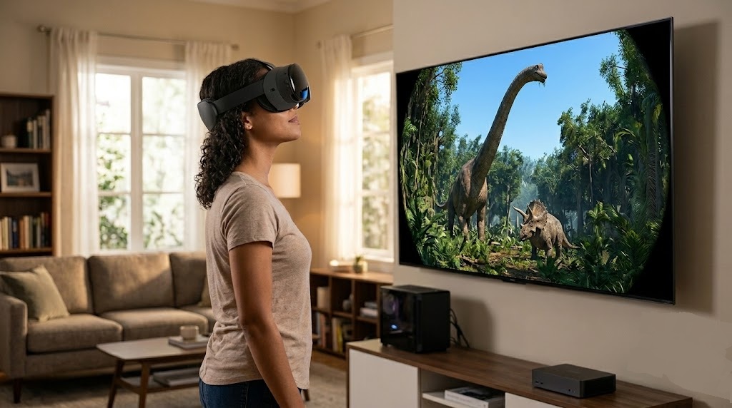 Steam Frame - casque VR hybride
